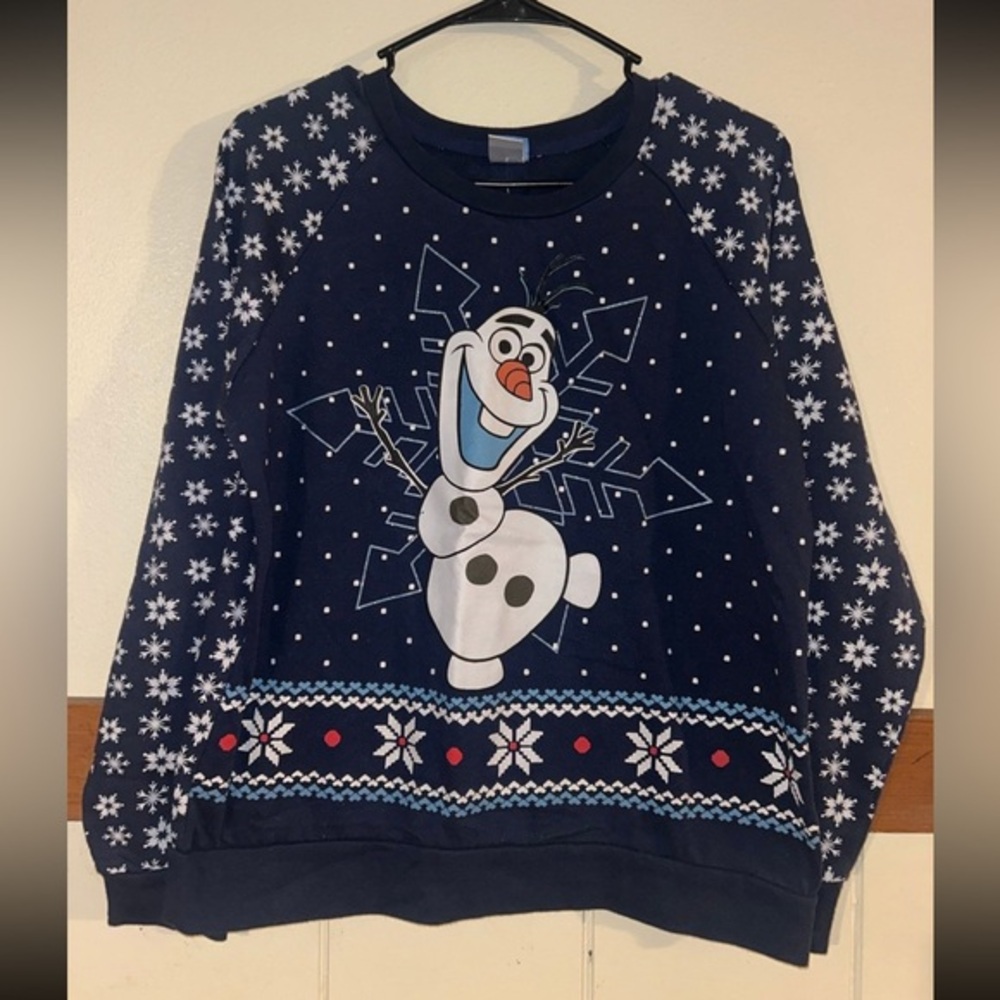 Disney Olaf Ugly Christmas Sweater Size Medium